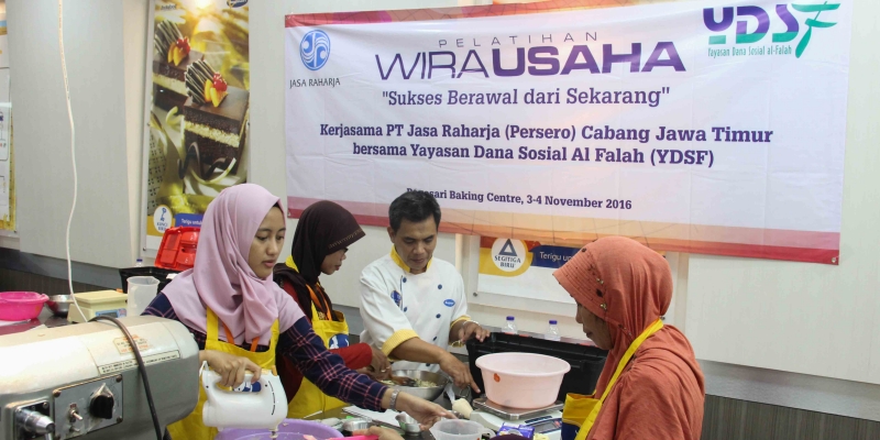 Adakan Pelatihan Kewirausahaan Gratis Bagi Donatur