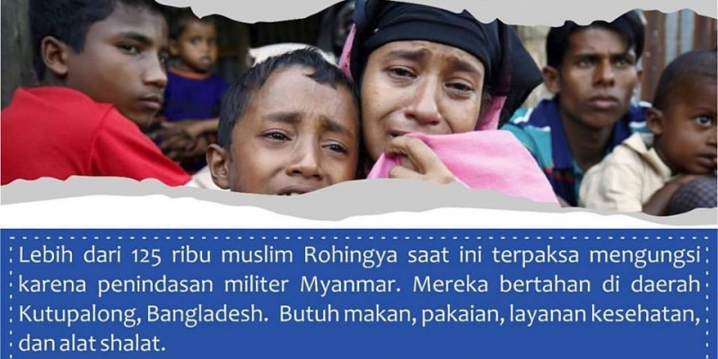 Mari Tunjukkan Kepedulian Pada Muslim Rohingya!