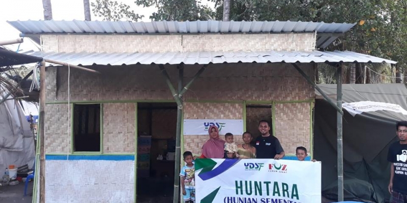 YDSF Bangun Hunian Sementara dan Masjid Darurat untuk Korban Lombok