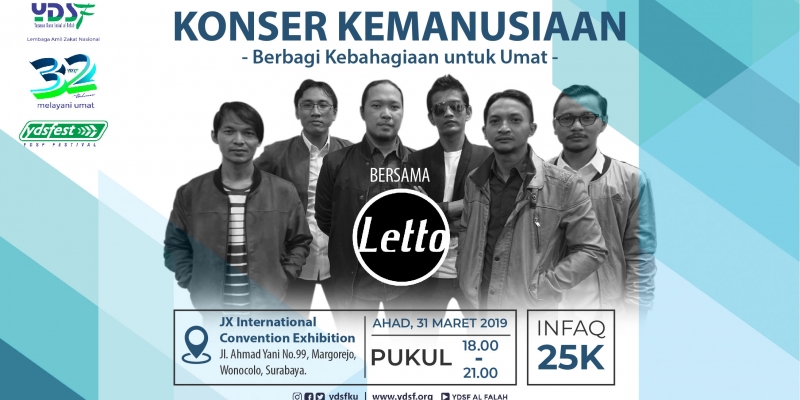 KONSER KEMANUSIAAN MILAD YDSF 32 TAHUN