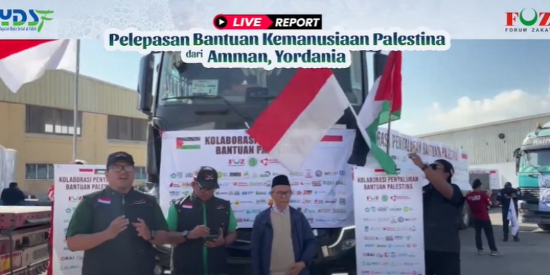 YDSF Turut Kirimkan Bantuan untuk Palestina bersama Forum Zakat